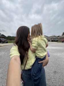 Creator Erin Moody with her daughter.
