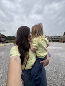 Creator Erin Moody with her daughter.