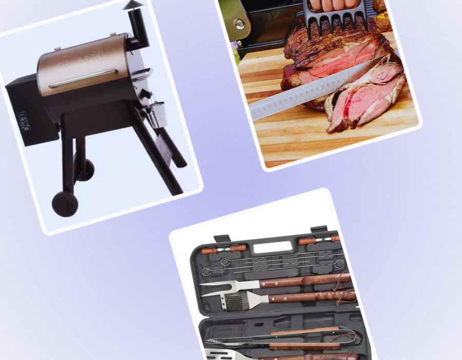 Collage of featured items in BBQ essentials guide