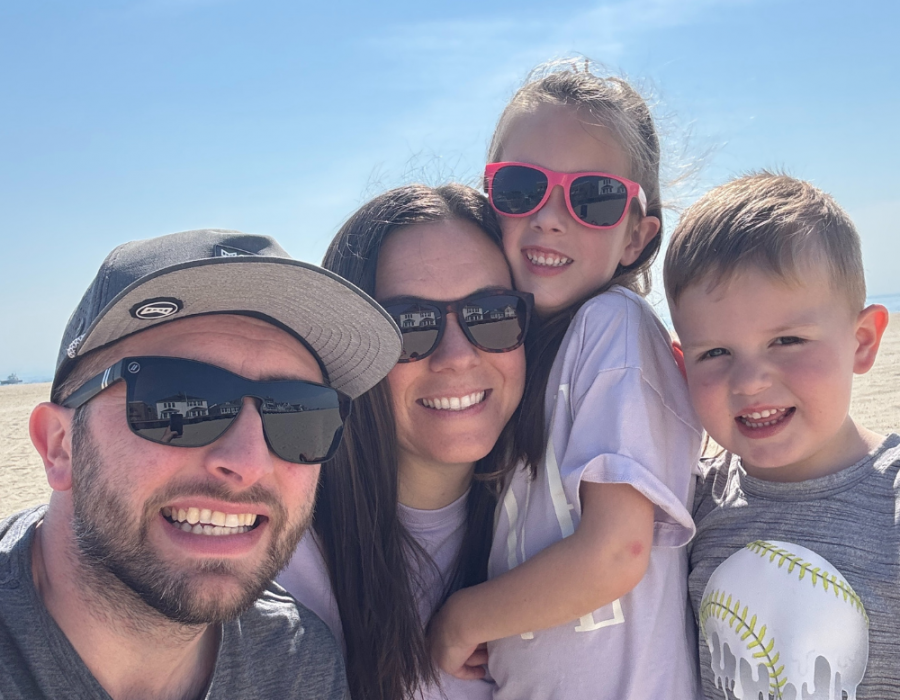 Living Rich with Coupons creator Megan Pizzi and family