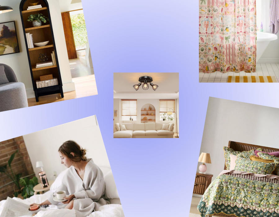 Collage of home decor affiliate program items