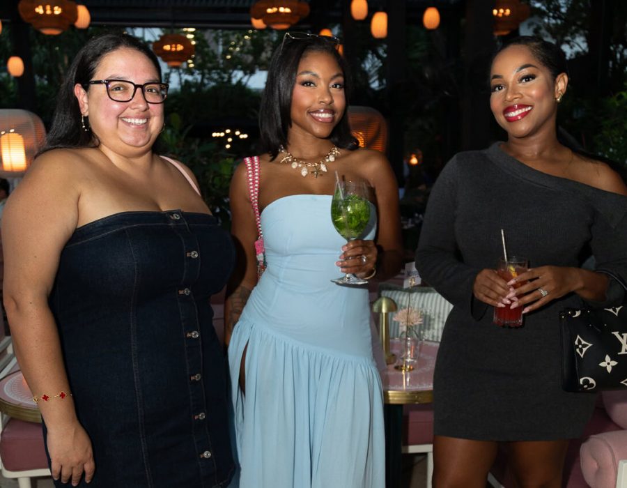 Influencers at Cocktails & Collabs event